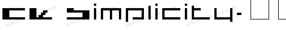 CK Simplicity字体转换